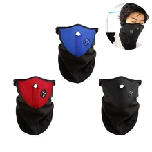 Уличная Зимняя Термальная флисовая маска для лица, шапка для лыжного велоспорта, теплая маска, щит сноуборд, шапка, холодный головной убор, велосипедная тренировочная маска с капюшоном