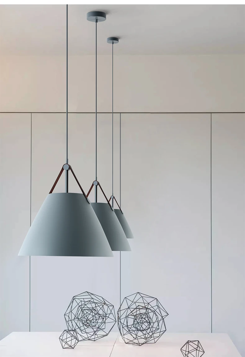 Iluminação do Pendente Sala de Jantar Moderna para o para o Quarto Sala de Estar Luz de Suspensão Restaurante Cozinha Lâmpada Pingente Levou Luz Nordic Light Quarto 10 China nordic minimalist Suppliers