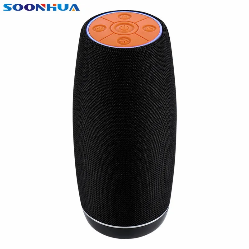 

SOONHUA TG108 Portable Wireless Bluetooth Speaker Outdoor Stereo Sound Speaker FM Radio Subwoofer Support TF Card USB For Phone