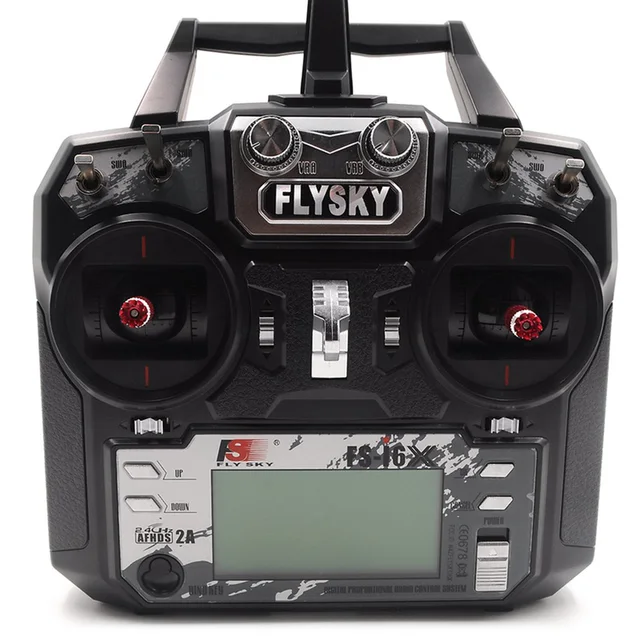 $63.12  FS-i6X 2.4GHz Remote Control IA6B Receiver for RC Car Drone Mode 2(Left Throttle) - Black