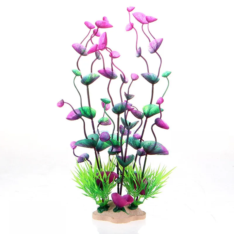 1PCS PVC Fish Tank Decoration Simulation Artificial Trumpet Environmental Aquarium Accessories Simulation Fake Aquatic Plants 