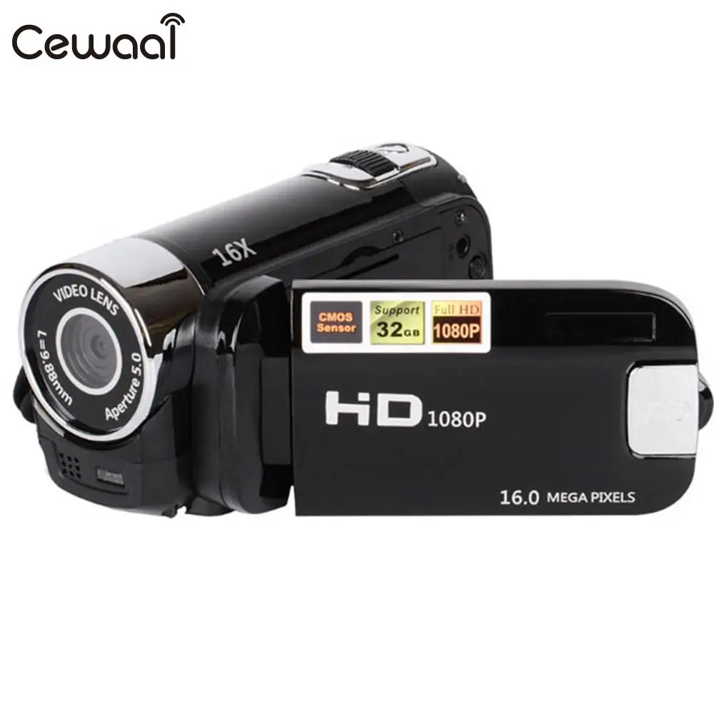 Cewaal USB Capacitive Touch Display Shooting DV Camera Photography Digital Camcorder Small Recorder Video Camera