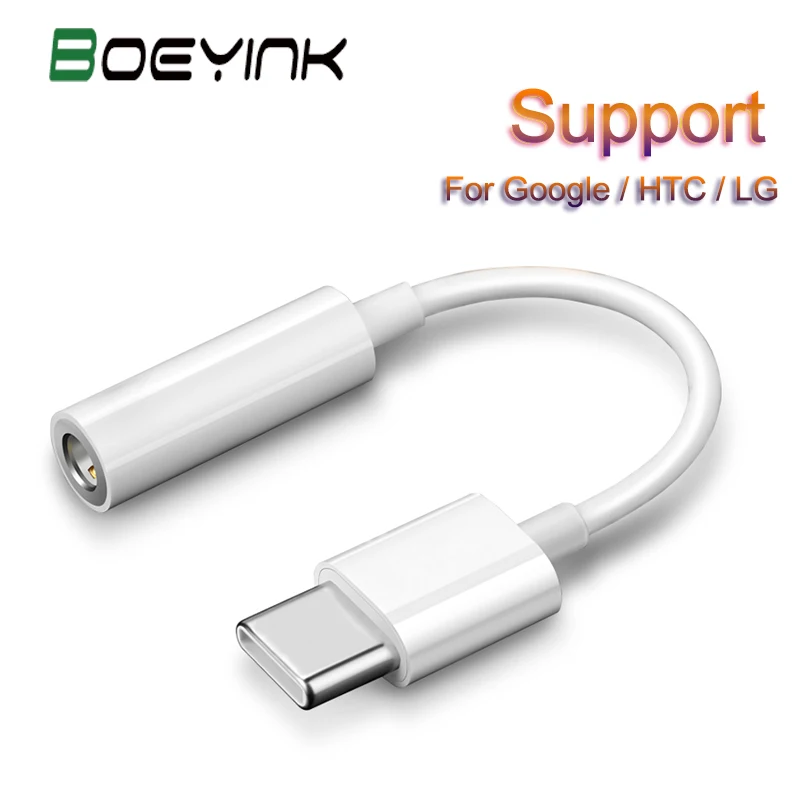 Кабель для наушников BoeYink с разъемом типа C 3 5 USB на мм Google Pixel 2 Nexus HTC U11 U12 OPPO LG