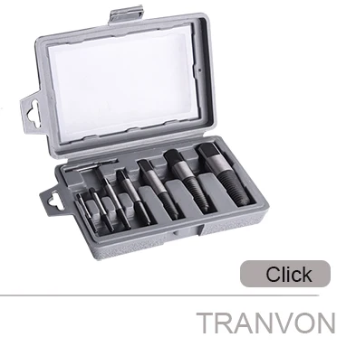 M4-M24 Broken Tap Extractor Guide Set Easy Out Broken Wire Screw Remover Tools Screw Extractor Wrench Set Drill Bit