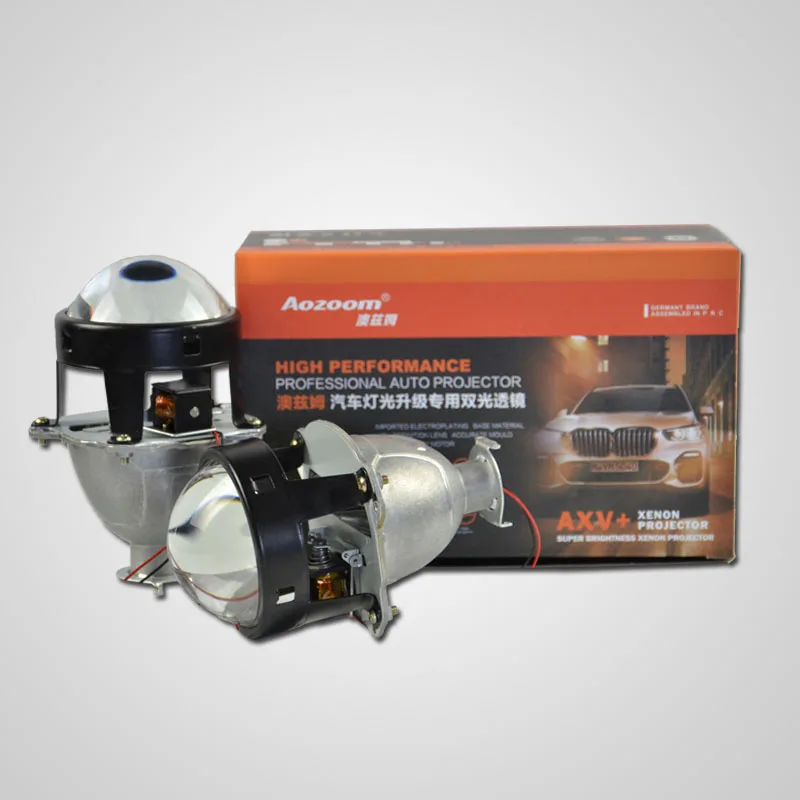 Aozoom 3 0 дюйма H1 Bi Xenon объектив для Авто Модернизации Hi/Low HID проектор костюм