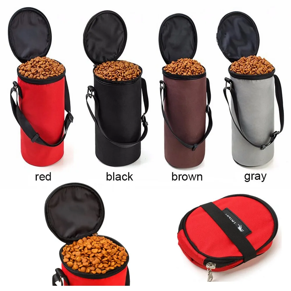 New Collapsible Pet Bowl Dog Travel Bowl High Quality Foldable Pet Hamster Dry Food Container