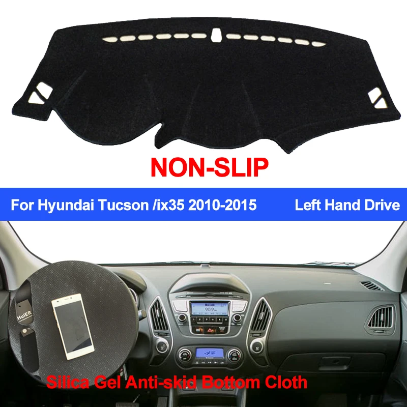 Fits Hyundai Tucson 2010-2015 Carpet Dash Board Cover Mat Dark Blue