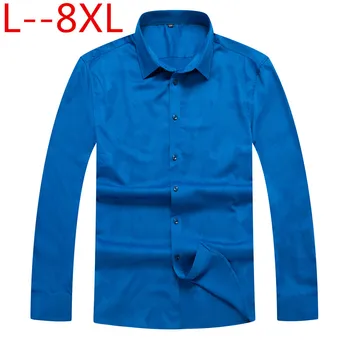 

10xl 8xl 6x spring Fashion Mens Shirt loose Fit long Sleeve Floral Shirt Mens Clothing Trend Plus Size Mens Casual Flower Shirts