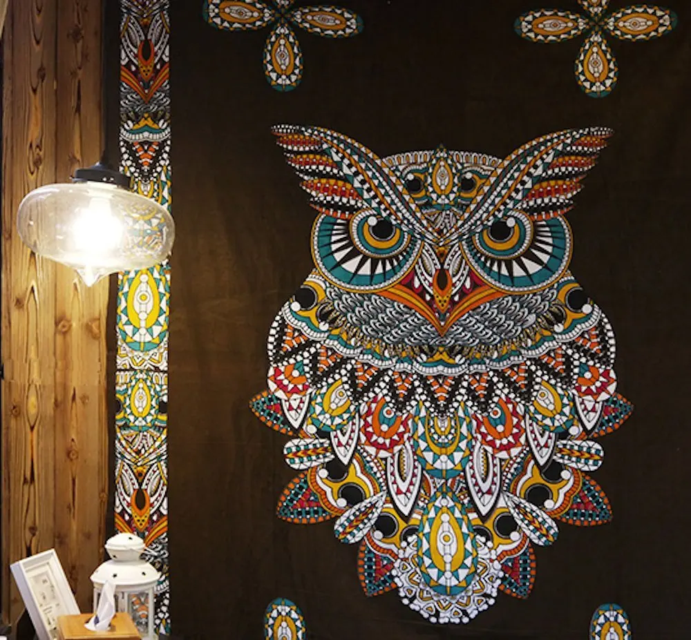 Bohemia Mandala Tapestry Totem Owl Wall Tapestry Beach Towel Yoga Pad Blanket Camping Mattress Pad 200x150cm Bohemia Mandala Tapestry Totem Owl Wall Tapestry Beach Towel Yoga Pad Blanket Camping Mattress Pad 200x150cm