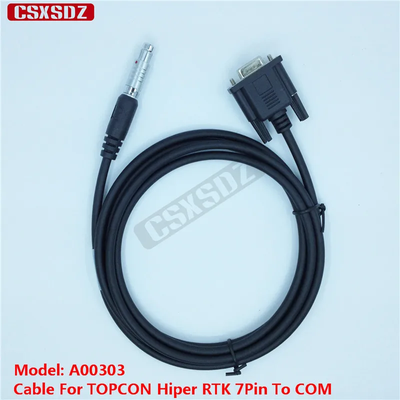 

TOPCON A00303 Hiper GPS RTK Download Data Cable RS232 Legant Hiper Lite Pro GPS RTK