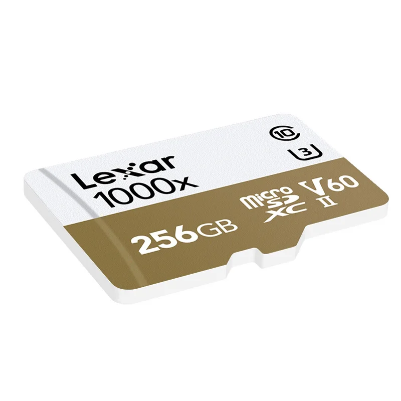 Оригинальная Micro SD карта Lexar 256GB tf V60 cartao de memoria U3 профессиональная автомобильная