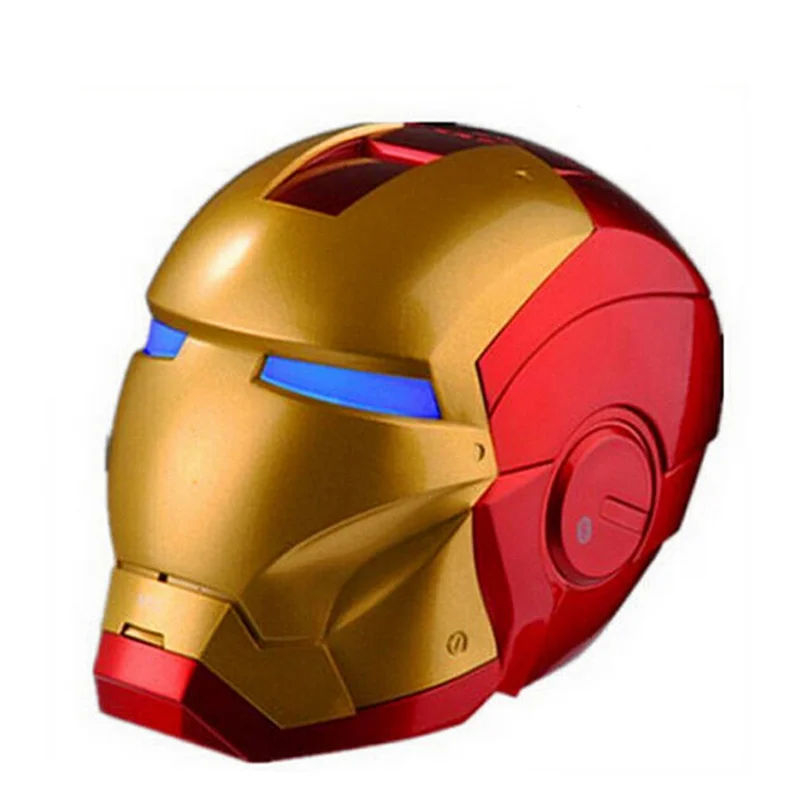 

Iron Man head Mini wireless Bluetooth Speaker Boombox cartoon subwoofer speaker with TF FM for iphone computer for xiaomi