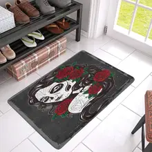 День мертвых девушек Крытый входный дверной коврик, нескользящий, дверной половик ковер домашний декор