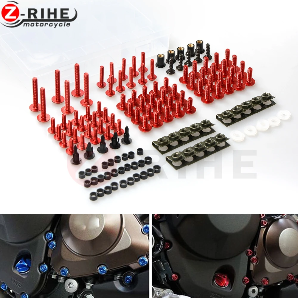 

For Suzuki GSX1300R Hayabusa GSXR 600 750 1000 K3 K4 K5 K6 K7 K8 K9 K10 Universal Motorcycle Fairing Body Bolts Spire Screw Nuts