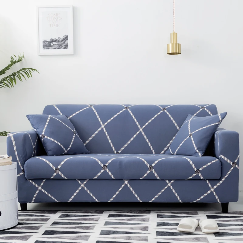 

Sectional Stretch Sofa Covers Elastic Slipcovers All-inclusive Polyester Sofa slipcover Sofa Towel for living room couch cover