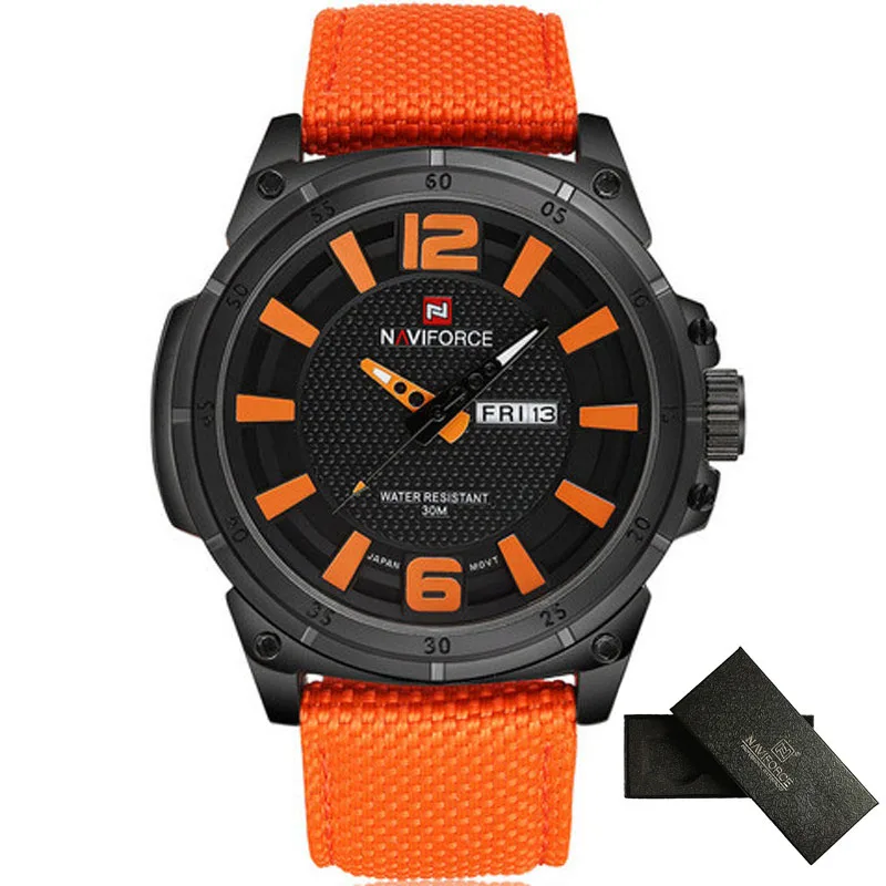 Prix pour 2016 NAVIFORCE Casual Montre Hommes Top Marque De Luxe Militaire Montres À Quartz Hommes Date Nylon Mode Horloge Noir Sport Montres Prix pour 2016 NAVIFORCE Casual Montre Hommes Top Marque De Luxe Militaire Montres À Quartz Hommes Date Nylon Mode Horloge Noir Sport Montres