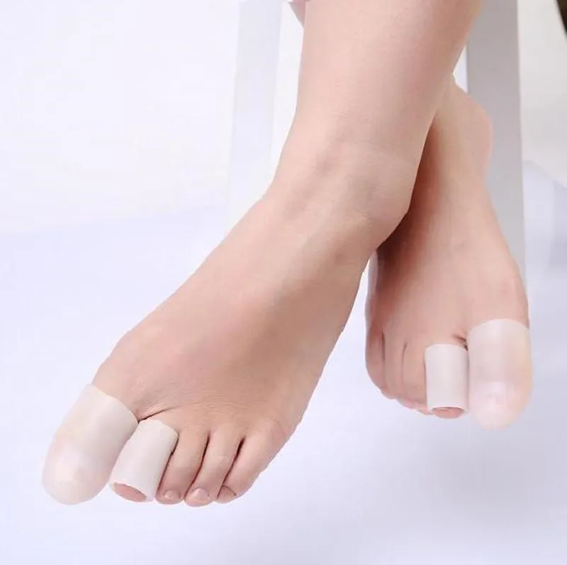 

Silicone Gel Tube Finger & Toe Protectors Foot Feet Pain Relief Guard For Feet Care Insoles Massager Toe Separators Health Care