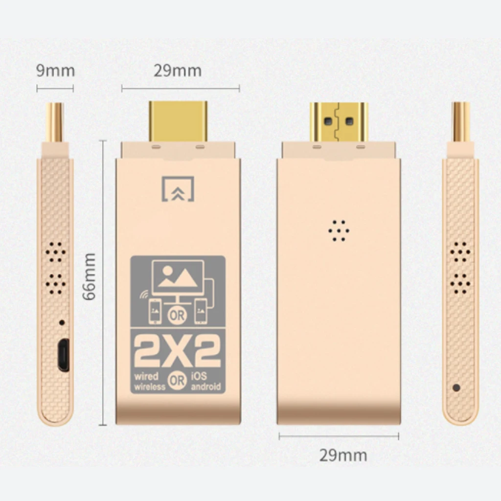 Digital HDMI Adapter Media Video Streamer TV Stick Wireless Display Dongle Screen Receiver IOS Android Windows