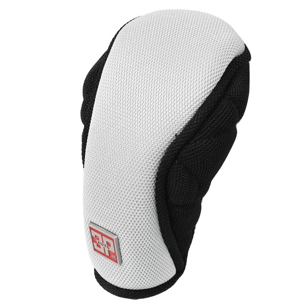 

AUTO -Black White Nylon Car Hand Gear Shift Knob Lever Cover Protector