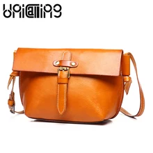 Модный бренд Пояса из натуральной кожи женская сумка Высший сорт ретро сумки на плечо растительного дубления кожи коровы Малый женские сумки через плечо