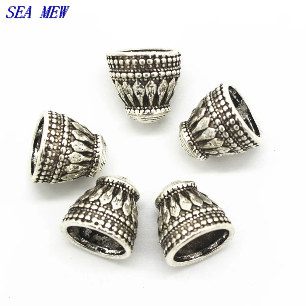 SEA MEW 12 5 мм * 13 16 17 винтажные из металлического сплава старинные серебряные бусины