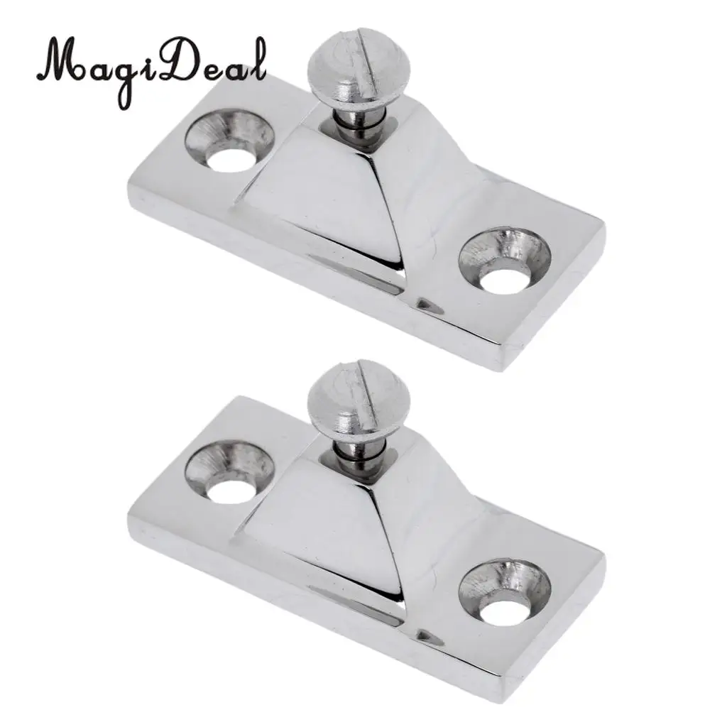 Heavy Duty 2 Pieces 316 Stainless Steel Bimini Top Deck Hinge Side Mount for Marine Boats Canopy Tops Dinghy Yacht Accessories