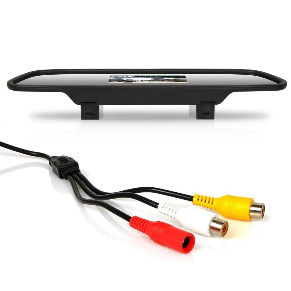  Viecar Car Rearview Mirror Monitor With Night Vision Reversing Rear View Camera 4.3 inch Screen dis