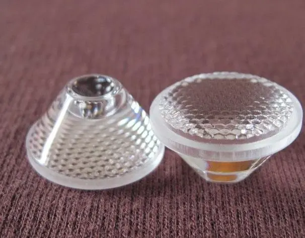 QVZ-20-5 High quality LED Optical Lens PMMA materials Size: 20X10.8mm 5 degree Bead Surface | Инструменты