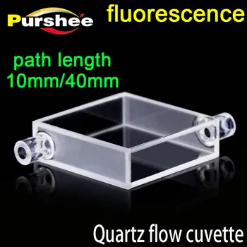 

16ml Quartz Fluorescent Flow Cell cuvette （path length 10mm/40mm）