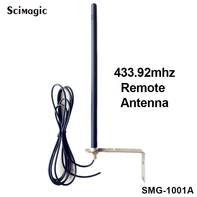1 X приемник дистанционного управления 433 МГц+ 2X433 МГц пульт дистанционного управления для ворот/гаражной двери/затвора/автоматической двери - Цвет: 1pcs 433mhz antenna