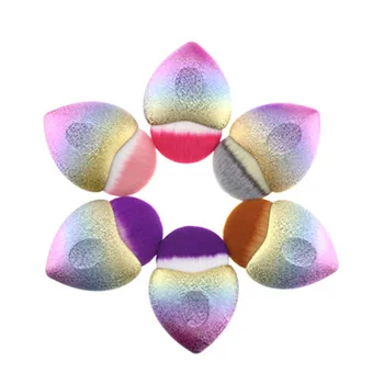 

Super 1pc Rainbow Heart Foundation Brush Blush Brush Face Brush Highlighter Blending Cosmetic Makeup Tool Dense Synthetic Hair