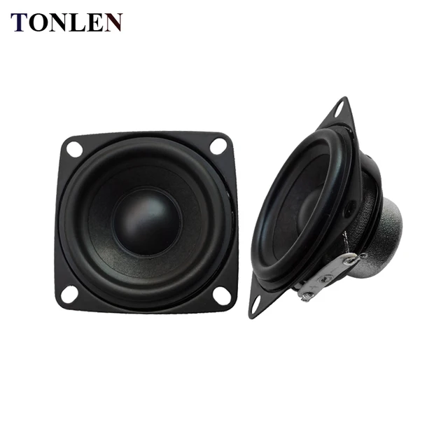 TONLEN 2PCS 2inch 4 ohm Speaker Audio Full Range Speaker 10W Computer Portable Speakers 52mm Home Theater HiFi 4ohm Loudspeaker