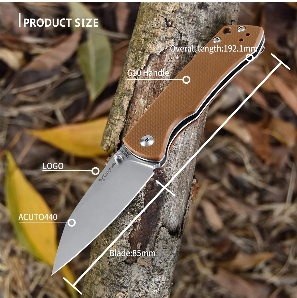 Knife Survival Pocket Knife Making by Japan Acuto440 Small Knife_03