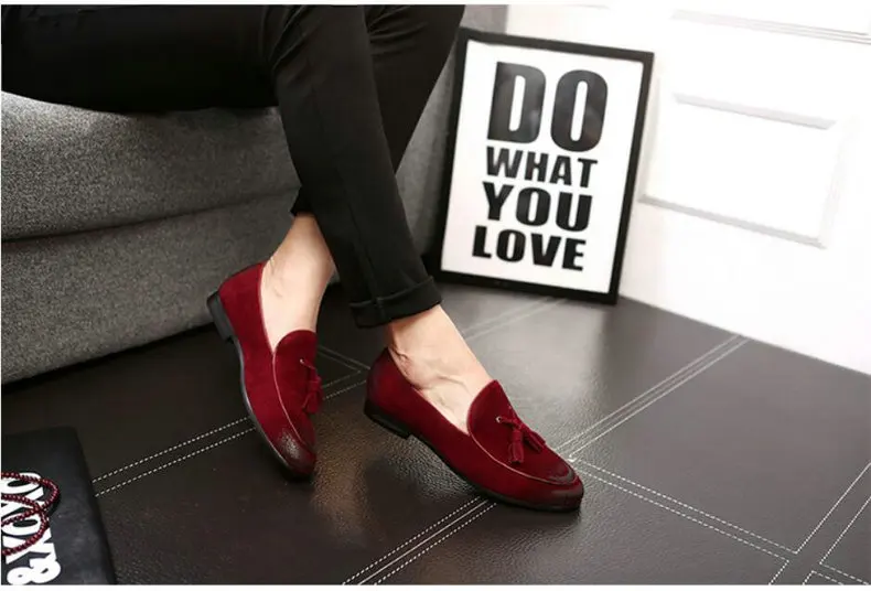 Men's Casual Shoes Mens Shoes Casual Cow Suede Leather Mens Shoes Casual Slip On Suede Men Loafers Suede Shoes Plus Size 47 48 (13)