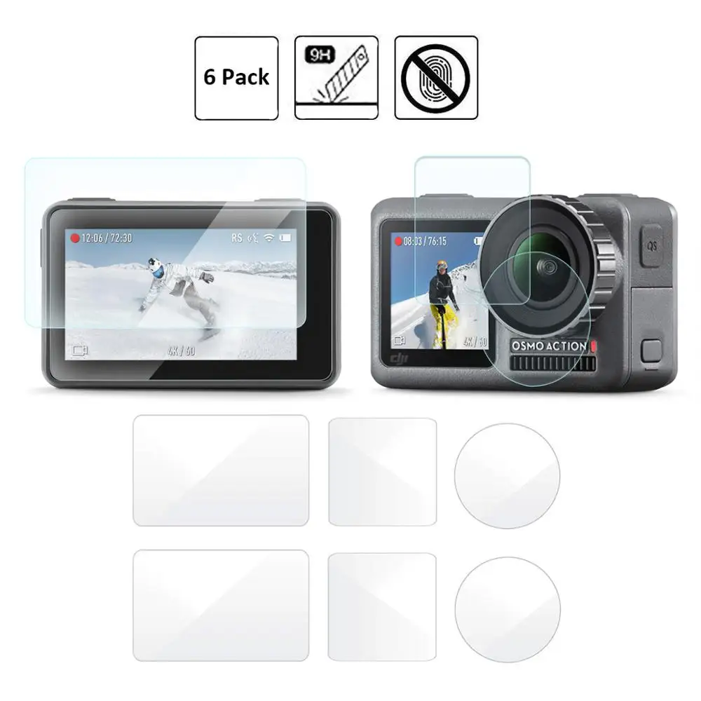 

Osmo Action Accessory Sports Camera Protection Film for DJI Osmo Action Protector Lens Cover Osmo Action Lens Protective Films