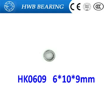 

Free shipping High quality HK0609 Needle roller bearings 6 * 10 * 9mm 50PCS hk061009 m TLA609Z for 6mm shaft
