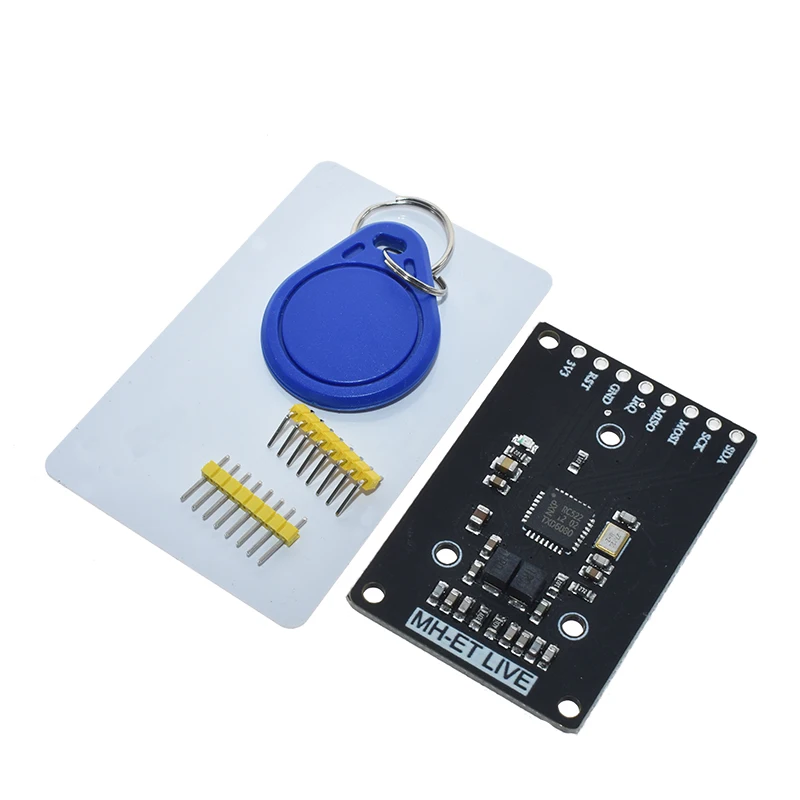 Мини RFID модуль RC522 наборы S50 13,56 МГц 6 см с тегами SPI записи и чтения для arduino uno 2560