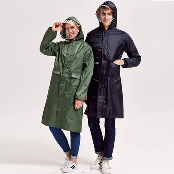 

fashion adult long raincoat women polyeater poncho with mask men universal waterproof rainwear at outdoor for climbing YY061