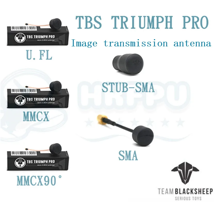 

TBS pro triumph U.FL / MMCX / MMCX90 "/ SMA / stub-SMA image transmission antenna for remote control aircraft or RC Drone