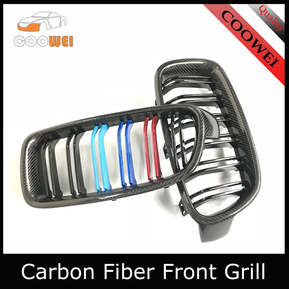 Решетки для BMW F30 Sedan Touring 2012 up 3 цвета|grill for bmw|for bmwcarbon fiber |