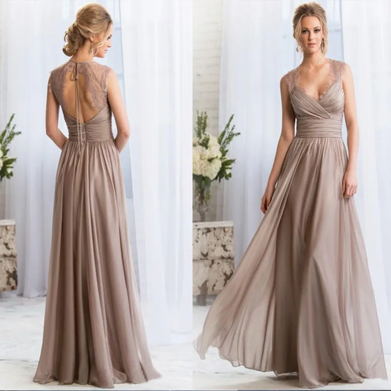 

Champagne Long Evening Dresses 2016 New Fashion Mother Of The Bride Dresses Formal Dress Vestido De