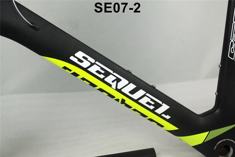 Best 2019 Seuqel DCRF07 carbon bike road frame T800 BB30/BSA OEM color carbon bicycle frame for high people 7 Best 2019 Seuqel DCRF07 carbon bike road frame T800 BB30/BSA OEM color carbon bicycle frame for high people 7
