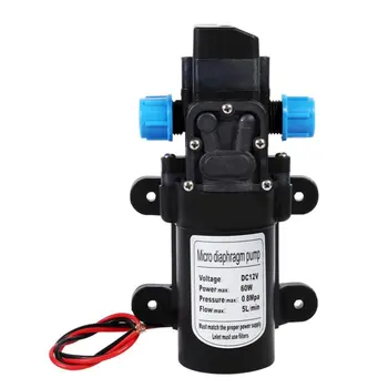 

DC 12V/24V 60W Water Pump High Pressure Washing Spray Automatic Switch Self-Priming Caravan Camping Boat Accessories