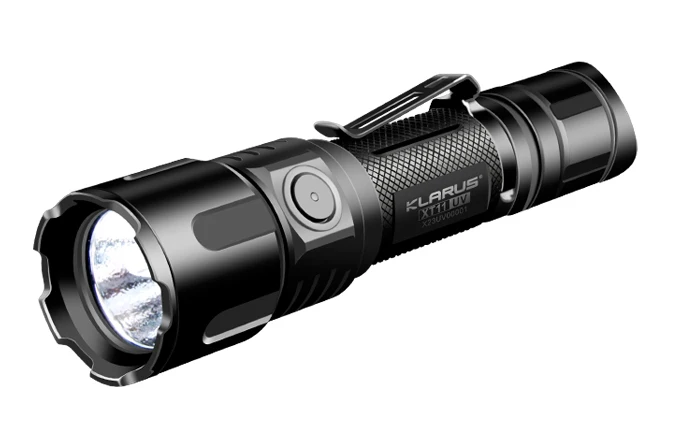 klarus XT11UV светодиодный вспышка светильник UV светильник CREE XP-L V3 3* 365nm UV 900LM USB Перезаряжаемые вспышка светильник с 18650 Батарея