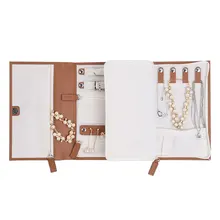PU Leather Jewelry Pouch Fashion Style Travel Accessories Make Up Bags Jewelry Pouches Hight Quality Jewelry Roll