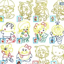 Темперная живопись бумага, A5 размер, DIY с цветным рисунком игрушки оптом