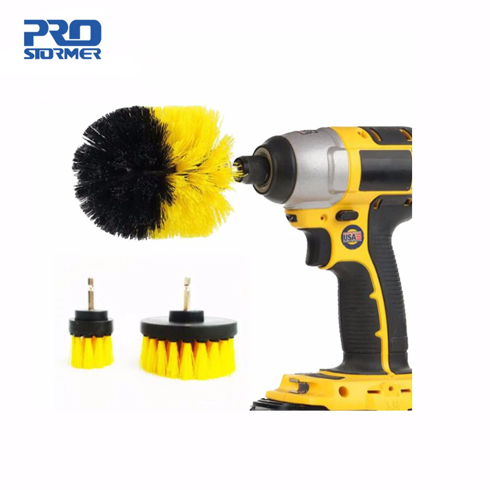 Prostormer 3pcs/set Electric Drill Brush Cleaner Power Tools