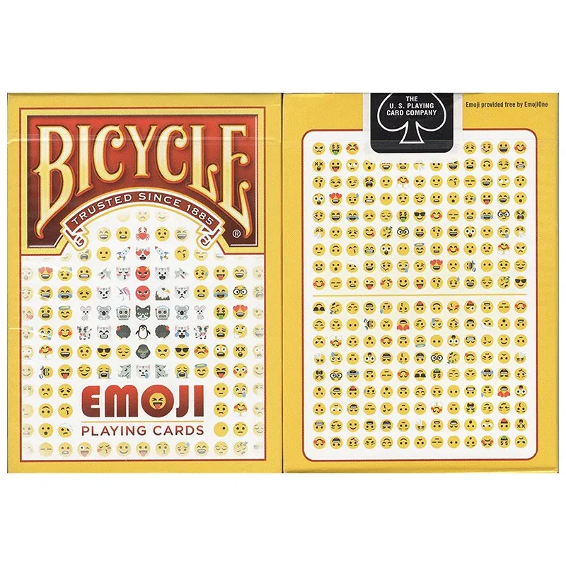 1 Deck Emoji Bicycle Playing Cards Poker Size Deck USPCC Custom Limited