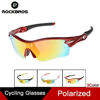 

ROCKBROS Polarized Cycling Glasses Men Sport Bike Sunglasses Outdoor Sports Bicycle Glasses TR90 Goggles Eyewear