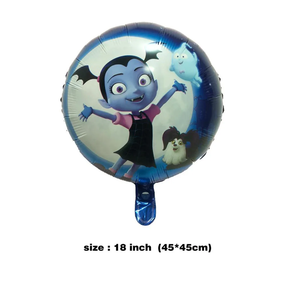 Украшения для вечеринки на день рождения, Детские шары vampirina vampirin, вечерние шары для дня рождения вампира, воздушные шары с гелием из фольги